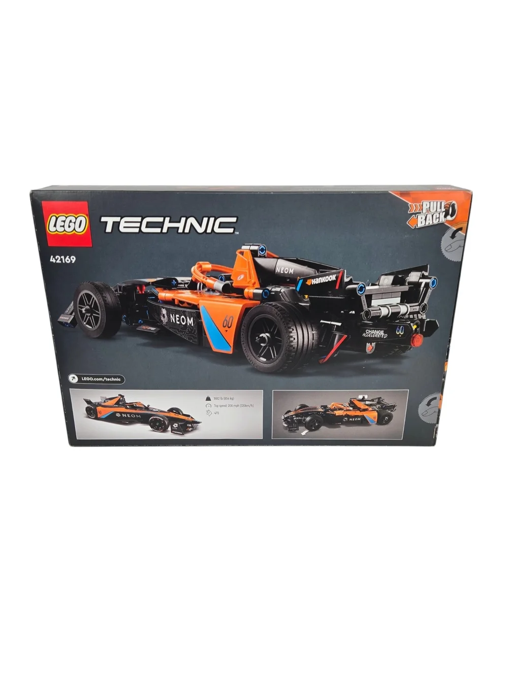 LEGO Technic 42169 NEOM McLaren Formula E Race Car NIB 452pc